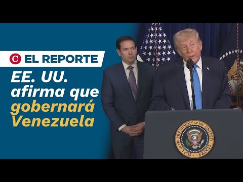 Trump anuncia que gobernará Venezuela con Marco Rubio hasta que haya una “transición”