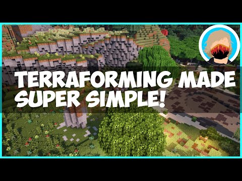 How to Terraform ANY Minecraft Terrain in Creative or Survival! [1.16.2]
