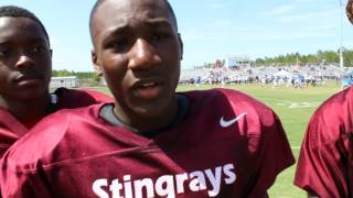 Gamble Rogers Spring Football Interview