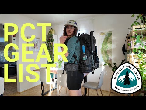 Everything I need to hike 2650 miles on the Pacific Crest Trail || 5,45 kg Lightweight PCT Gear List