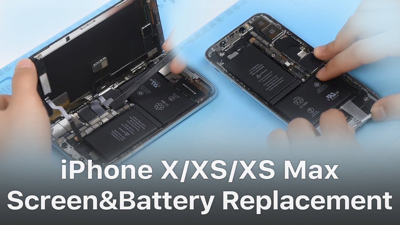 Batterie Reparaturwerkstatt-Tipps | iPhone X/XS/XS Max Bildschirm und Batteriewechsel