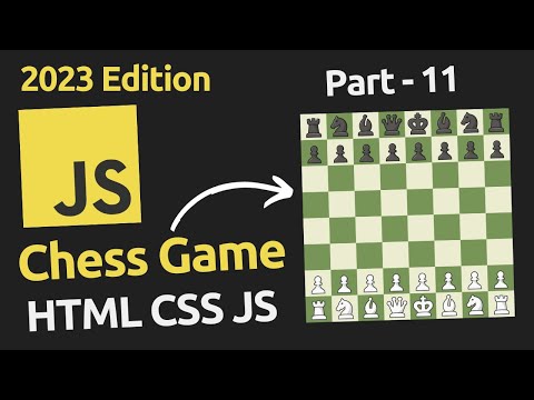 Create Chess with HTML, CSS & Javascript | Part-11 | Javascript Project Hindi Tutorial #javascript