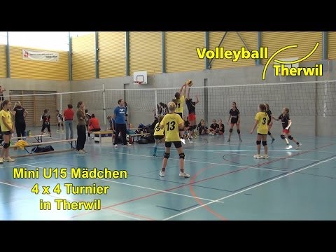 2013-10-27 Volleyball Mini U15 Mädchen in Therwil