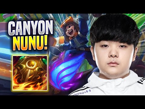 CANYON IS SO CRAZY WITH NUNU! - DK Canyon Plays Nunu JUNGLE vs Wukong! | Preseason 2023