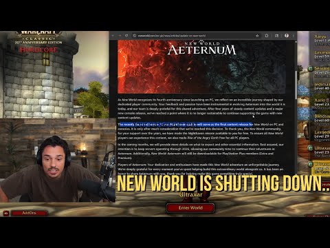 You Have 1 Year Left to Play New World..