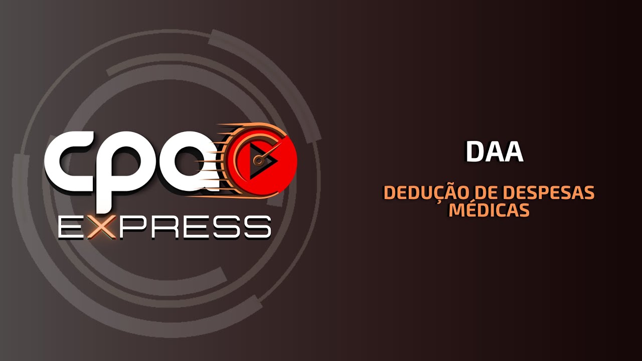 DAA - Dedução de despesas médicas