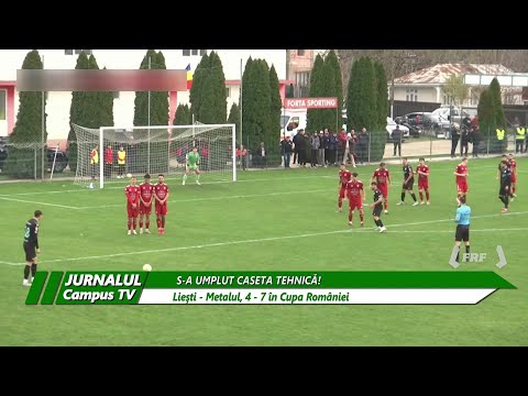 MATCH WITH 11 GOALS - SPORTING LIEŞTI vs METALUL BUZĂU, IN THE ROMANIAN CUP