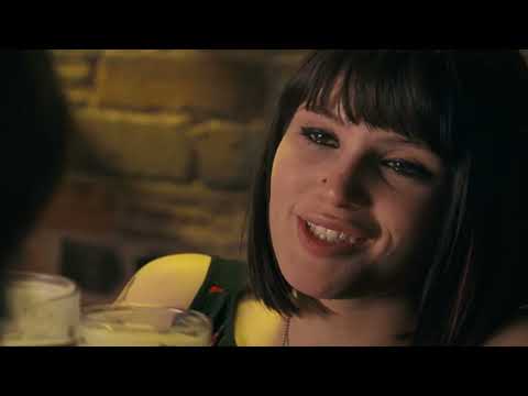 Trailer collage: London Underground shots, road-trip vistas, and pub interiors