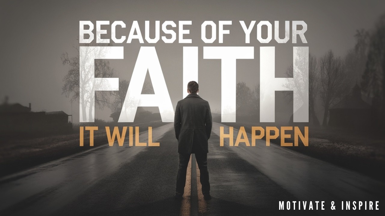 BECAUSE OF YOUR FAITH, IT WILL HAPPEN: GOD’S TIMING, YOUR TRUST, AND THE MIRACLE IN MOTION