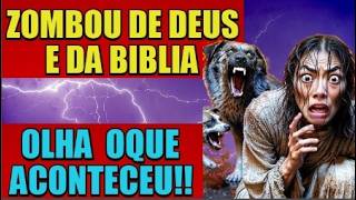 MULHER E HOMEM ZOMBOU DA BIBLIA E DE DEUS!OLHA OQUE ACONTECEU!CO DEUS NÃO SE BRINCA!!#ccb #hinosccb