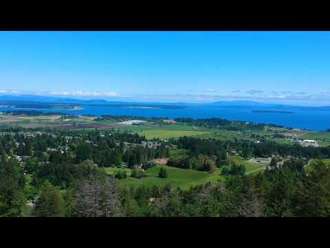 Bear hill, Victoria British columbia Canada, Drone footage