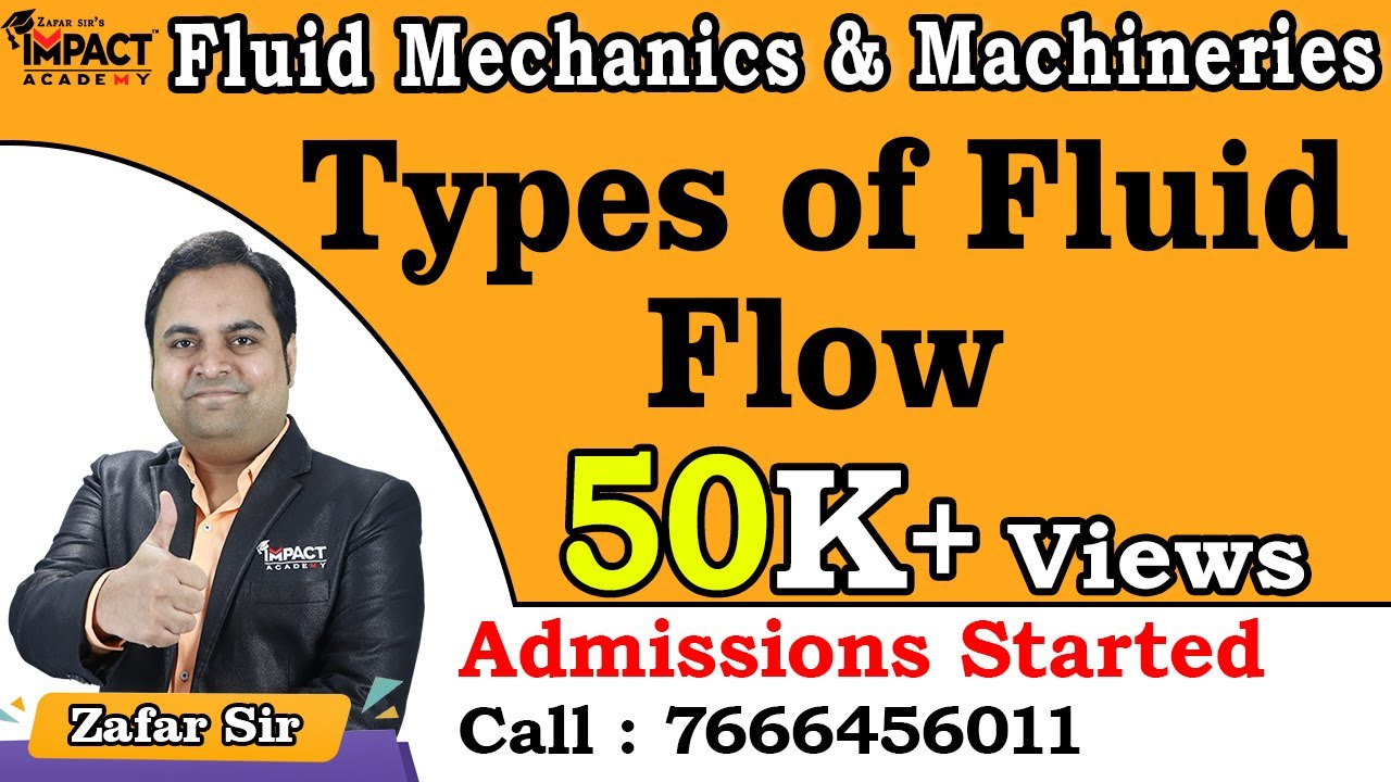 Types of Fluid Flow | Fluid Mechanics & Machineries | Engineering #freeengineeringcourses #zafarsir