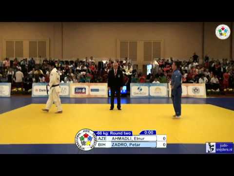 Judo World Championships Cadets Miami 2013: Ahmadli (AZE) - Zadro (BIH) [-66kg]