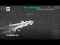 US military strike on alleged drug boat kills 3 in the Caribbean Sea - Video