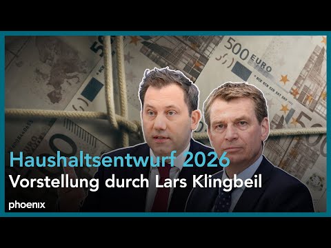 Bundespressekonferenz: Lars Klingbeil (SPD) stellt Haushaltsentwurf für 2026 vor | 30.07.2025