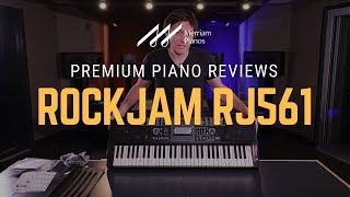 Video thumbnail for 🎹RockJam RJ561 Electronic 61 Key Digital Keyboard Unboxing - Affordable Keyboard for Beginners🎹 by Merriam Music