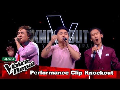 Nabin Vs Sandip Vs Bijay | Knockout |The Voice of Nepal Season 3 - 2021