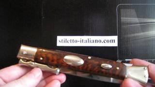 Swinguard stiletto 13" Dagger Snake wood Oval Design AGA Campolin