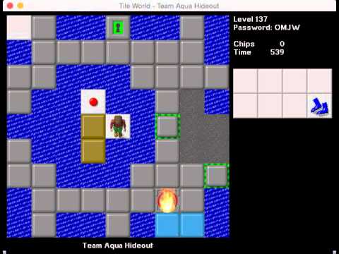 Let's Play Chip's Challenge: JoshL5 - Part 40 - Too Much Water