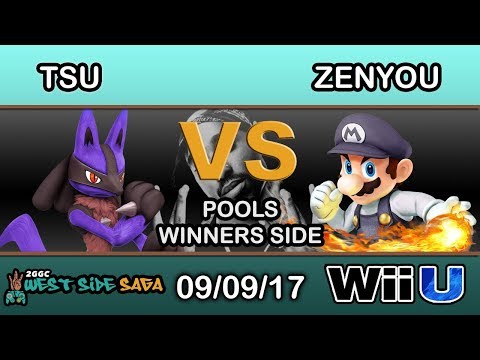 2GGC: West Side Saga - Tsu (Lucario) Vs. eM | Zenyou (Mario) - Pools Winners Side