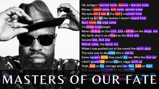 Black Thought - Masters of Our fate | Lyrics, Rhymes Highlighted