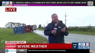 Possible tornado touchdown in Eden Isle near Slidell
