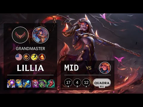 Lillia Mid vs Zoe - NA Grandmaster Patch 12.5