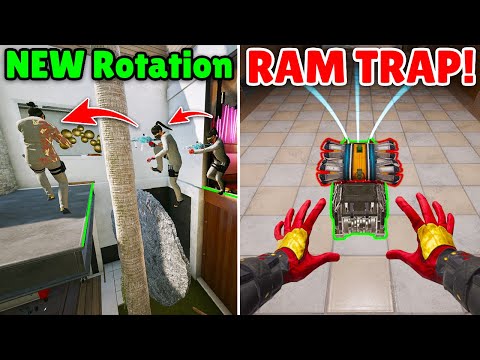 BIG Brain Rotation Trick On Coastline! | NEW *400 IQ* Ram Trick No One Knows! - Rainbow Six Siege