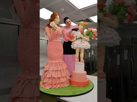 Mother and daughter cake 🌸 #mothersday