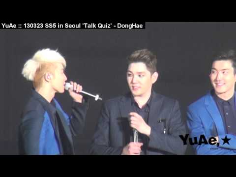 YuAe : 130323 SS5 in Seoul 'Quiz' - DongHae