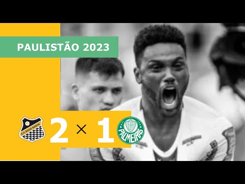 Água Santa 2 x 1 Palmeiras - Gols - 02/04 - Campeonato Paulista 2023