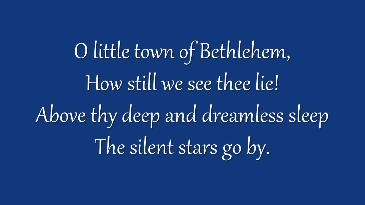 O Little Town of Bethlehem (Grace Community Church)