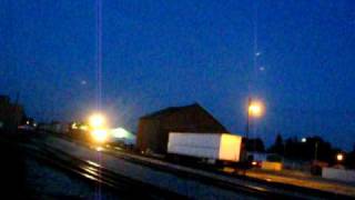 preview picture of video 'WEIRD Horn on NS Dash 9! Westbound NS Freight in Tipton'