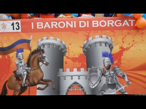 Baroni di Borgata carro da getto - Carnevale Ivrea 2015