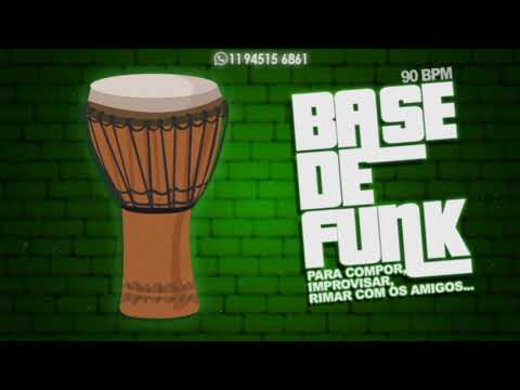 BASE de Funk Tamborzinho Lento 90 BPM - Para compor, improvisar, ensaiar...