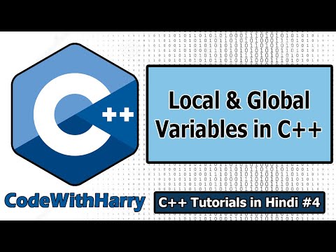 Variable Scope Data Types in C in Hindi | C Tutorials for Beginners 4