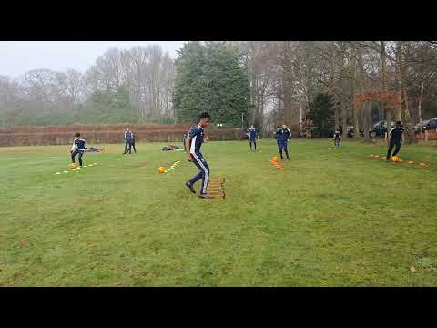 U13's Junior Elite - TRAINING DRILLS - Retain & Return Ball work - January 2022