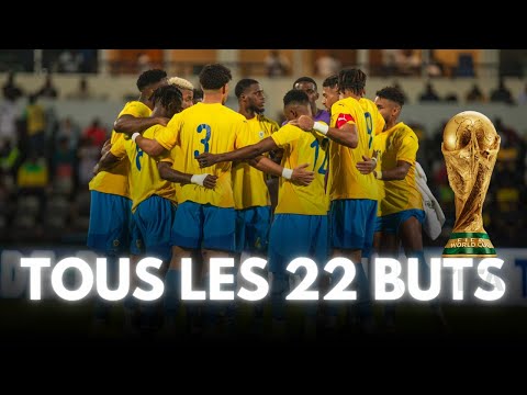 Gabon's 22 goals 🇬🇦 in the 2026 World Cup🌍 qualifiers! 🔥
