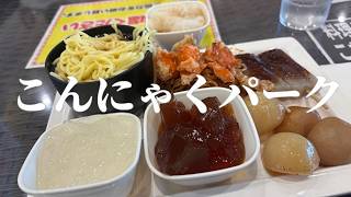 【Vlog】群馬で無料でバイキング出来るテーマパーク知ってる？こんにゃくパークで食べ放題で爆食する！
