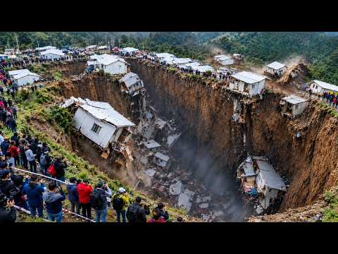 152 Families at Risk! Massive Ground Collapse Terrifies Chile | Hailstorms & Flash Floods 