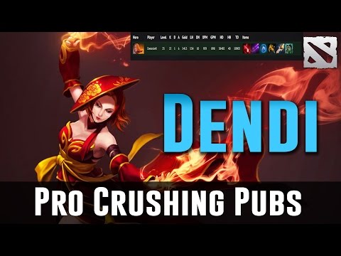 Best ever Lina by Dendi | Divine Rapier | 22 Kills