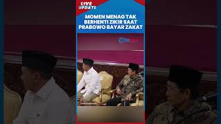 Menag Nasaruddin Umar Khusyuk Berzikir dengan Tasbih Saat Prabowo Tunaikan Zakat
