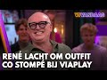 René lacht om outfit Co Stompé bij Viaplay: 'Dit kan écht niet!' | VI VANDAAG