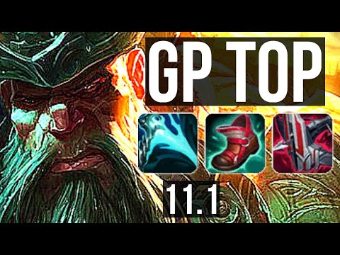 GANGPLANK vs GNAR (TOP) | 1.5M mastery, 800+ games, 5/2/7 | KR Diamond | v11.1