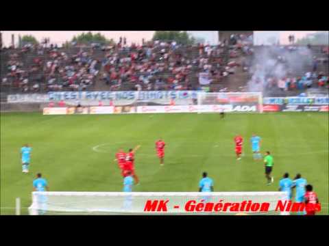 ( 2012 - 2013 ) Match Amical : Nimes - Marseille, Nicolas Benezet offre l'avantage