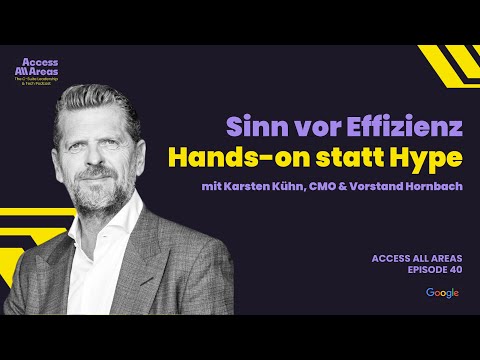 #40 Mensch vs. KI? Hornbach-CMO Karsten Kühn über Sinn & Marke