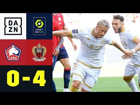 Der Meister gerät gegen Nizza unter die Räder: Lille - Nizza 0:4 | Ligue 1 | DAZN