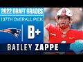 Patriots take RECORD BREAKING QB, Bailey Zappe in Fourth-Round | 2022 NFL Draft Grades