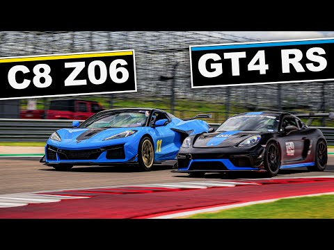 Z06 vs GT4 RS : American Power Meets German Engineering at COTA