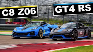Z06 vs GT4 RS : American Power Meets German Engineering at COTA